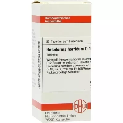Heloderma Horidum D12, 80 tk