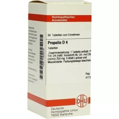 PROPOLIS D 4 tabletti, 80 tk