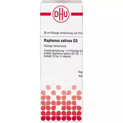 Raphanus Sativus D3, 20 ml