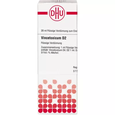 VINCETOXICUM D2, 20 ml VINCETOXICUM D2, 20 ml
