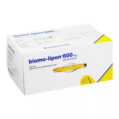 BIOMO-lipoon 600 mg infusioonikomplekti ampullid, 5 tk
