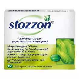 STOZZON Klorofülliga kaetud tabletid, 100 tk