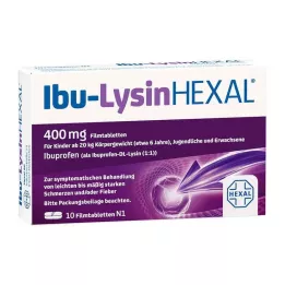 IBU-LYSINHEXAL Õhukese polümeerikattega tabletid, 10 tk