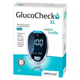 GLUCOCHECK XL Vere glükoosimeetri komplekt mg/dl, 1 tk