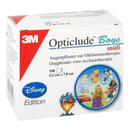 OPTICLUDE 3M Disney Boys MIDI 2538MDPB-100, 100 tk