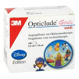 OPTICLUDE 3M Disney tüdrukute midi 2538MDPG-100, 100 tk