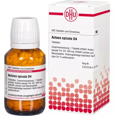 ACTAEA SPIC D 4, 200 tk ACTAEA SPIC D 4, 200 tk