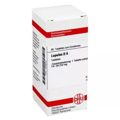LUPULUS D 6 tabletti, 80 tk