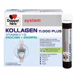 DOPPELHERZ Collagen 11 000 Plus süsteemiampullid, 30X25 ml