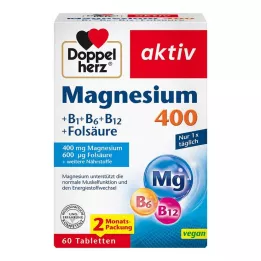 DOPPELHERZ Magneesium 400 mg tabletid, 60 tk