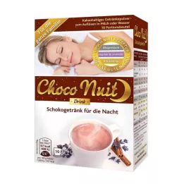 CHOCO NUIT Goodnight šokolaadijoogipulber, 10 tk