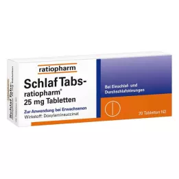SCHLAF TABS-ratiopharm 25 mg tabletid, 20 tk