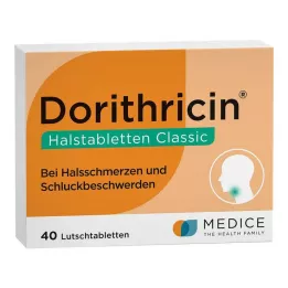 DORITHRICIN Kurgutabletid Classic, 40 tk