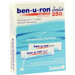 BEN-U-RON otsene 250 mg graanulid maasikas/vanill, 10 tk