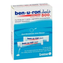 BEN-U-RON otsene 500 mg graanulid maasikas/vanill, 10 tk