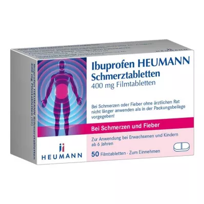 IBUPROFEN Heumann valutabletid 400 mg, 50 tk