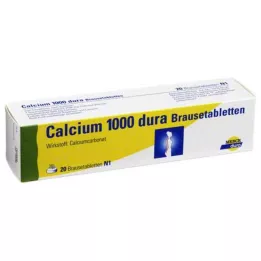 CALCIUM 1000 dura kihisevat tabletti, 20 tk
