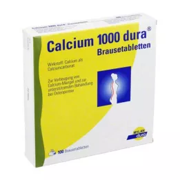 CALCIUM 1000 dura kihisevat tabletti, 100 tk