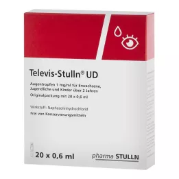 TELEVIS Stulln UD Silmatilgad, 20X0,6 ml