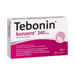 TEBONIN konzent 240 mg õhukese polümeerikattega tabletid, 30 tk