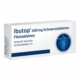 IBUTOP 400 mg valuvaigistid õhukese polümeerikattega tabletid, 20 tk