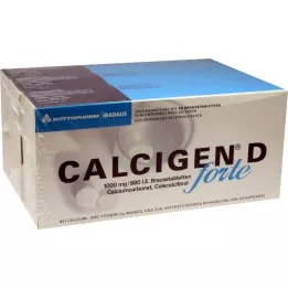 CALCIGEN D forte 1000 mg/880 I.E. kihisevad tabletid, 120 tk