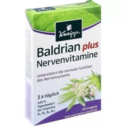 KNEIPP Valerian Plus närvi -vitamiinide dragees, 40 tk