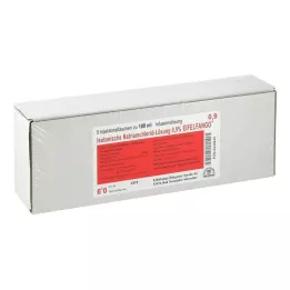 ISOTONISCHE NaCl lahus 0,9% Eifelfango, 5X100 ml