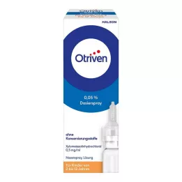 OTRIVEN 0,05% säilitusaineteta doseerimissprei, 10 ml