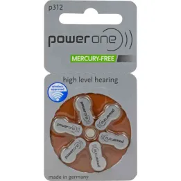 Patareid Hör Powerone 312, 6 tk