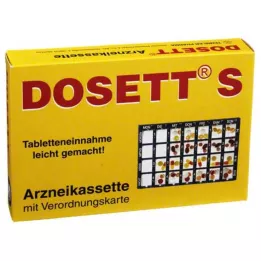DOSETT S Meditsiinikassett sinine, 1 tk