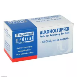 ALKOHOLTUPFER 3x6 cm steriilne, 100 tk
