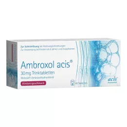 AMBROXOL acis 30 mg suukaudsed tabletid, 40 tk