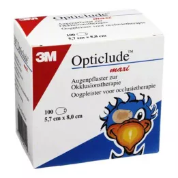 OPTICLUDE 3M maxi 5,7x8 cm 1539/100, 100 tk