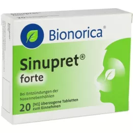 SINUPRET Forte kaetud tabletid, 20 tk