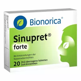 SINUPRET forte kaetud tabletid, 20 tk