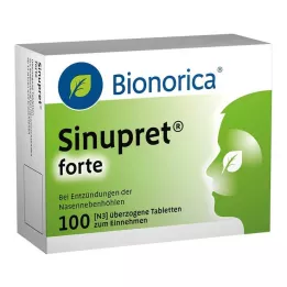 SINUPRET forte kaetud tabletid, 100 tk