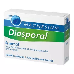 MAGNESIUM DIASPORAL 4 mmol ampullid, 5X2 ml
