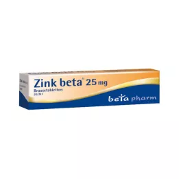 ZINK BETA 25 kihisevat tabletti, 20 tk