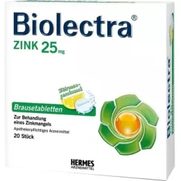 BIOLECTRA Zink kihisevad tabletid, 20 tk