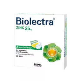 BIOLECTRA Tsingi kihisevad tabletid, 20 tk