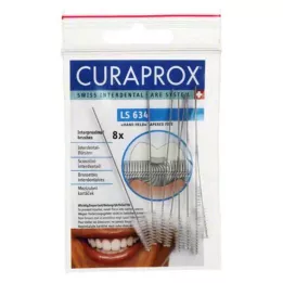 Curaprox LS 634 Interdental Brush Fein, 8 tk