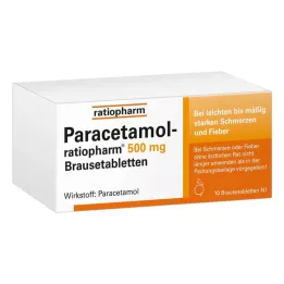 PARACETAMOL-ratiopharm 500 mg kihisevad tabletid, 10 tk