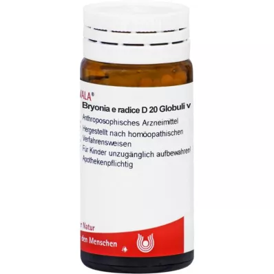BRYONIA E radikaal D 20 gloobulit, 20 g