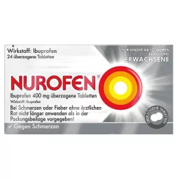 NUROFEN Ibuprofeen 400 mg kaetud tabletid, 24 tk