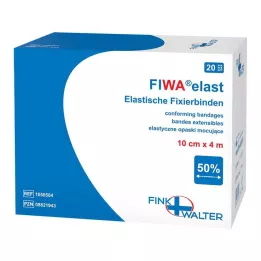 FIXIERBINDE elastik 10 cmx4 m lahtiselt, 1X20 tk