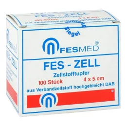 ZELLSTOFFTUPFER FES ZELL 4x5 cm kõrge, 100 tk
