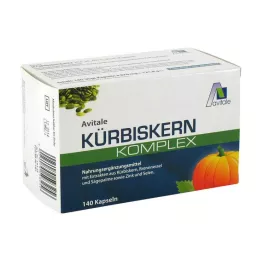 KÜRBISKERN KOMPLEX kapslid, 140 tk