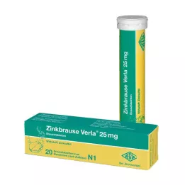 ZINKBRAUSE Verla 25 mg kihisevad tabletid, 20 tk