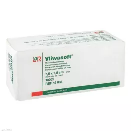 VLIWASOFT Lausriie kompressid 7,5x7,5 cm mittesteriilsed 6l., 100 tk
